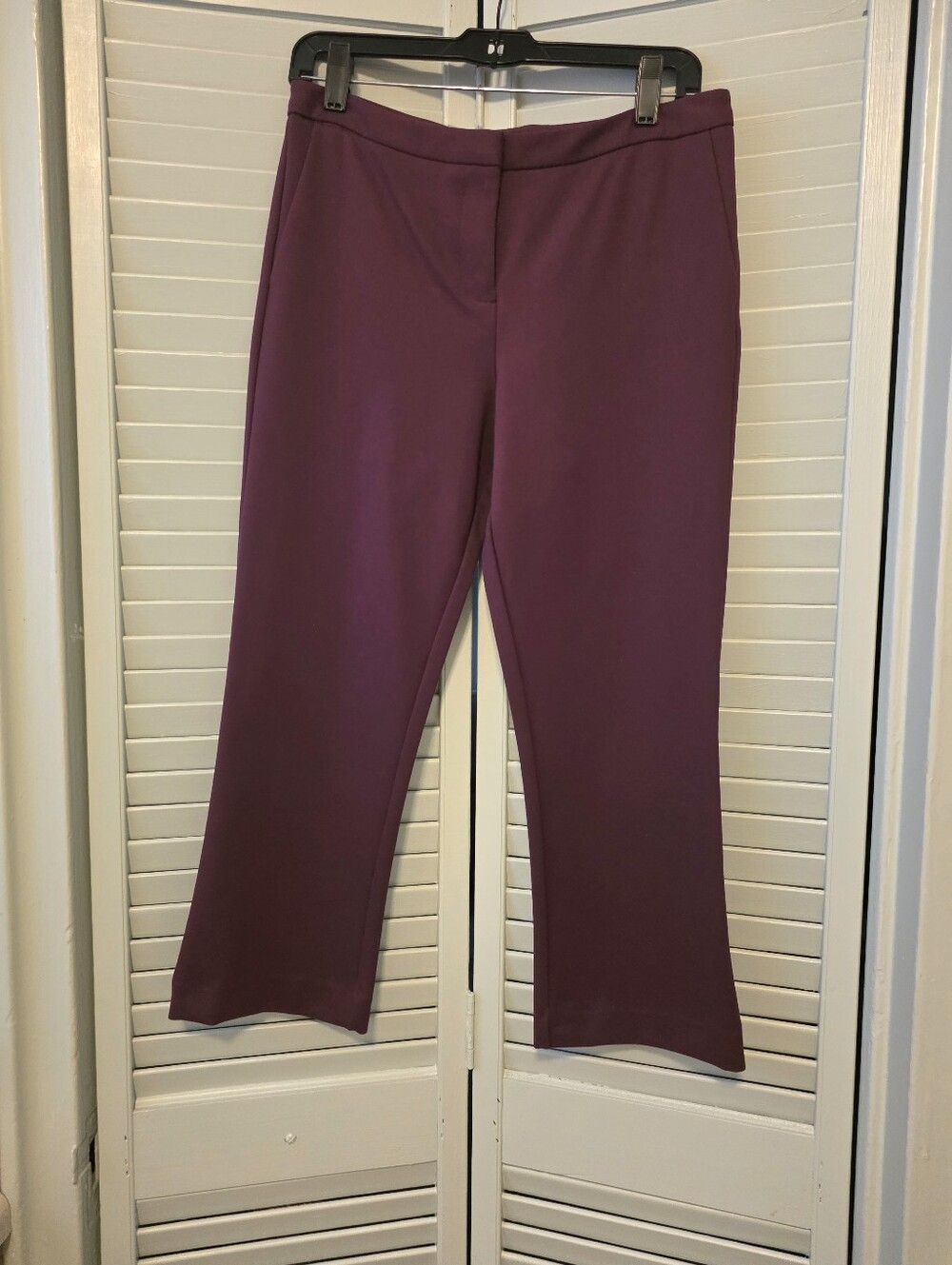 Women’s Plum Stretch Ponte Ankle Pants
